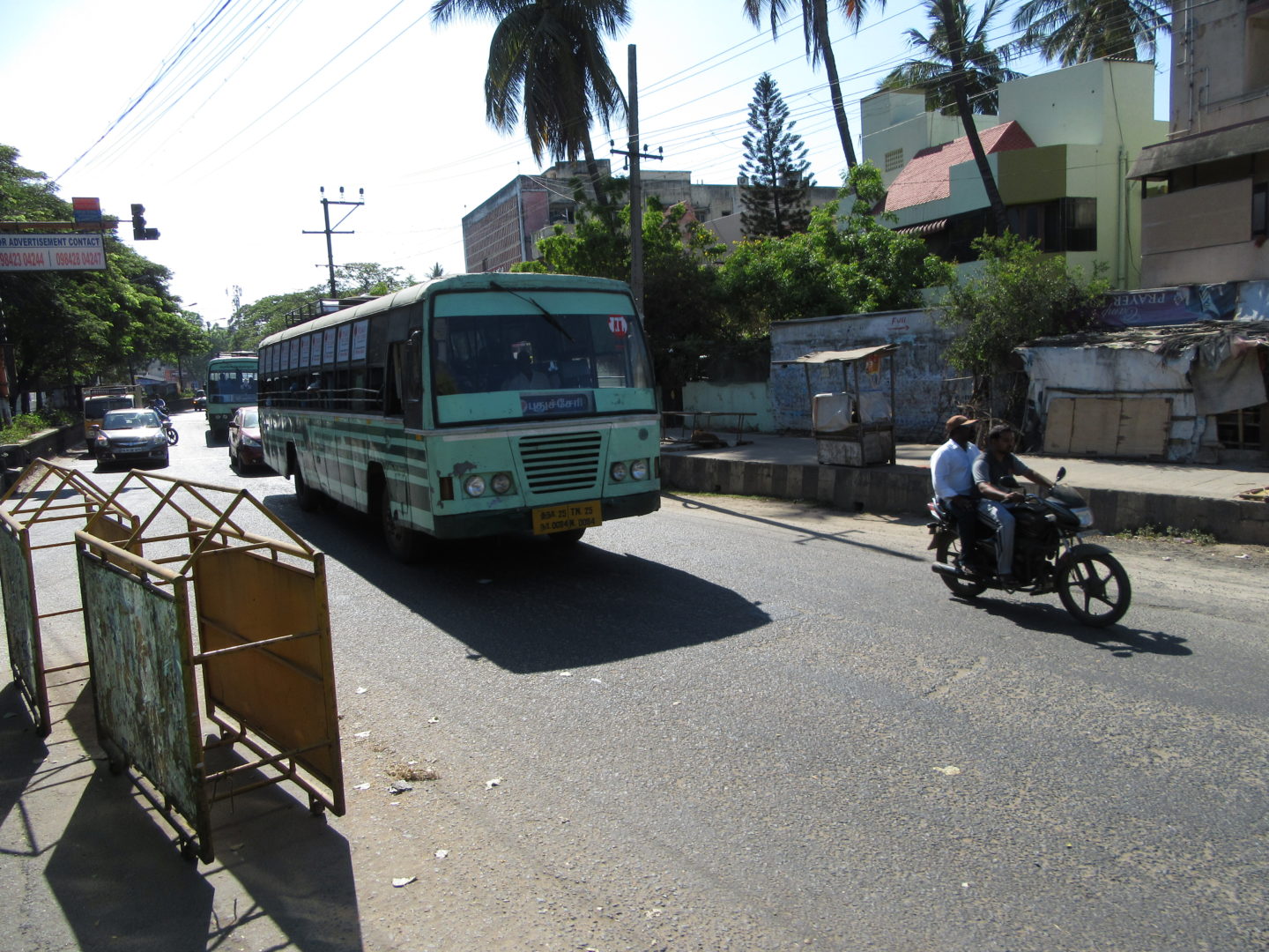 Ein Government-Bus in Pondicherry