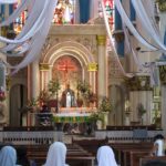 Im Inneren der St. Mary's Basilica.
