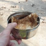 Dosa mit Erdnusschutney zum Frühstück